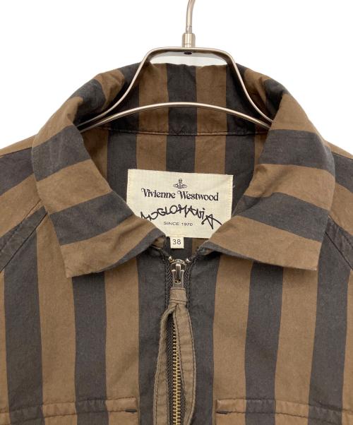 Vivienne Westwood ANGLOMANIA（ヴィヴィアンウエストウッドアングロマニア）VIVIENNE WESTWOOD ANGLOMANIA (ヴィヴィアンウエストウッドアングロマニア) ジップジャケット ブラウン サイズ:38の古着・服飾アイテム