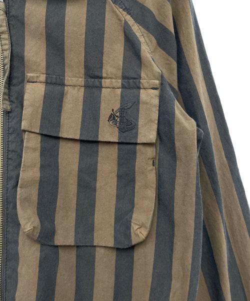 Vivienne Westwood ANGLOMANIA（ヴィヴィアンウエストウッドアングロマニア）VIVIENNE WESTWOOD ANGLOMANIA (ヴィヴィアンウエストウッドアングロマニア) ジップジャケット ブラウン サイズ:38の古着・服飾アイテム