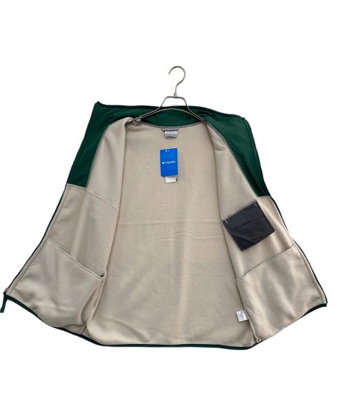 Columbia（コロンビア）Columbia (コロンビア) ストームクレストロードベスト ベージュ×グリーン サイズ:XLの古着・服飾アイテム