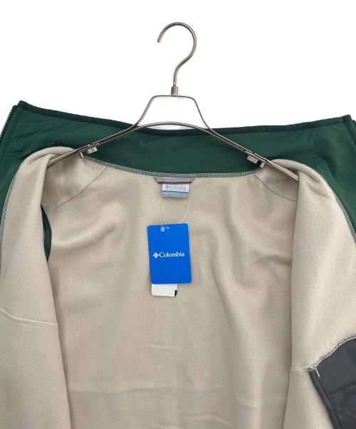 Columbia（コロンビア）Columbia (コロンビア) ストームクレストロードベスト ベージュ×グリーン サイズ:XLの古着・服飾アイテム