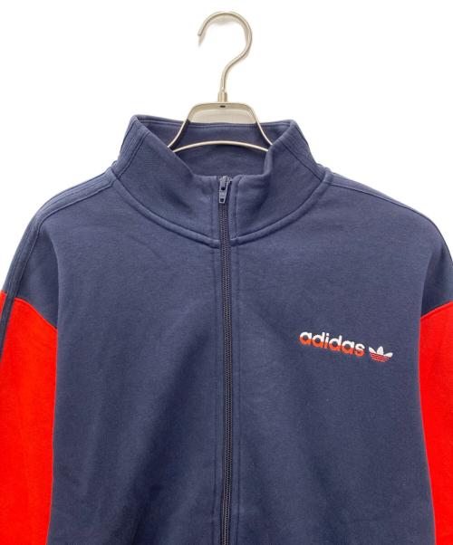 adidas（アディダス）adidas (アディダス) トラックジャケット ネイビー×レッド サイズ:Mの古着・服飾アイテム