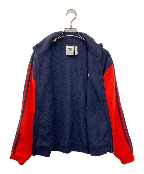 adidas（アディダス）adidas (アディダス) トラックジャケット ネイビー×レッド サイズ:Mの古着・服飾アイテム