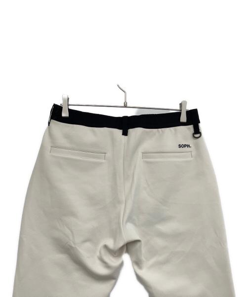 SOPH.（ソフ）SOPH. (ソフ) Bristol (ブリストル) TECH SWEAT FLAT HEM PANTS アイボリー サイズ:Ｌの古着・服飾アイテム