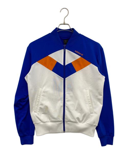 adidas（アディダス）adidas (アディダス) トラックジャケット ホワイト×ブルー サイズ:Ｍの古着・服飾アイテム
