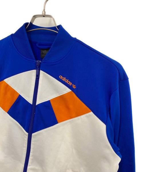 adidas（アディダス）adidas (アディダス) トラックジャケット ホワイト×ブルー サイズ:Ｍの古着・服飾アイテム