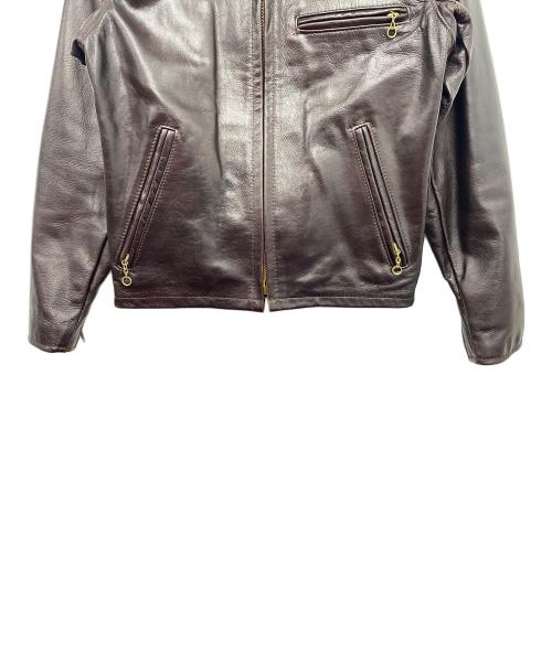 Schott（ショット）Schott (ショット) レザージャケット ブラウン サイズ:34の古着・服飾アイテム