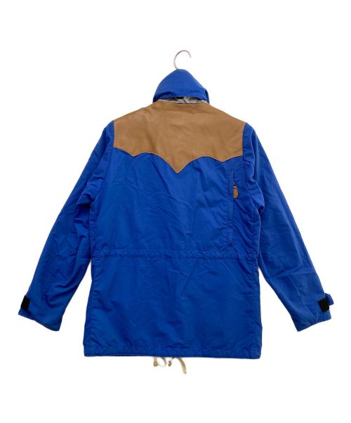 RockyMountainFeatherBed（ロッキーマウンテンフェザーベッド）RockyMountainFeatherBed (ロッキーマウンテンフェザーベッド) ナイロンジャケット ブルー×ブラウン サイズ:Ｍの古着・服飾アイテム