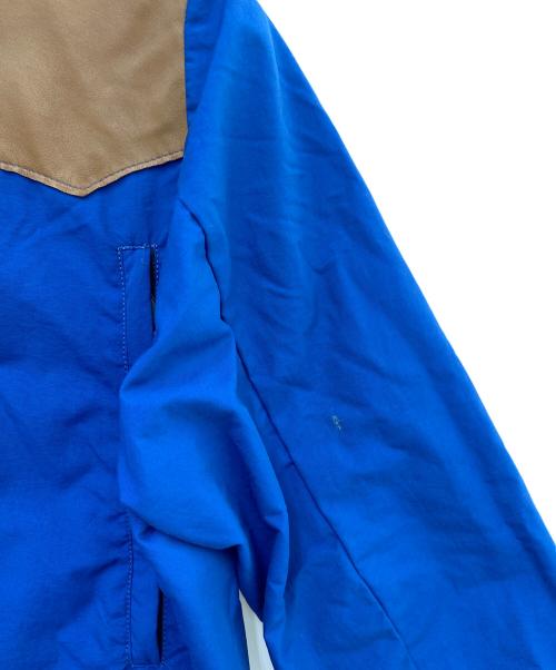 RockyMountainFeatherBed（ロッキーマウンテンフェザーベッド）RockyMountainFeatherBed (ロッキーマウンテンフェザーベッド) ナイロンジャケット ブルー×ブラウン サイズ:Ｍの古着・服飾アイテム