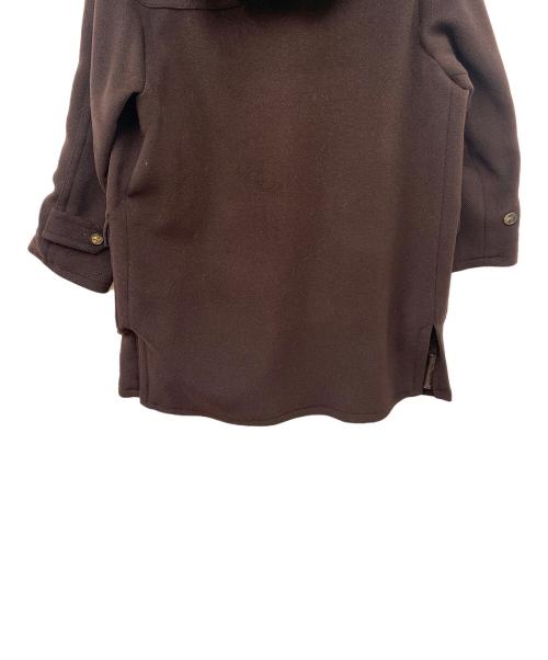 HERMES（エルメス）HERMES (エルメス) ダッフルコート ダークブラウン サイズ:50の古着・服飾アイテム