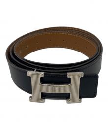 HERMES（エルメス）の古着「レザーベルト」｜ブラック