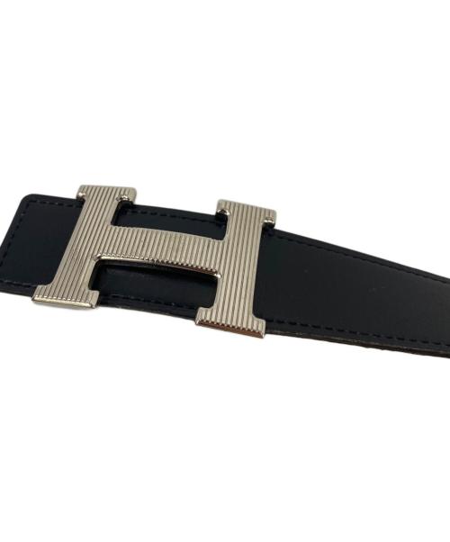 HERMES（エルメス）HERMES (エルメス) レザーベルト ブラック サイズ:115CMの古着・服飾アイテム