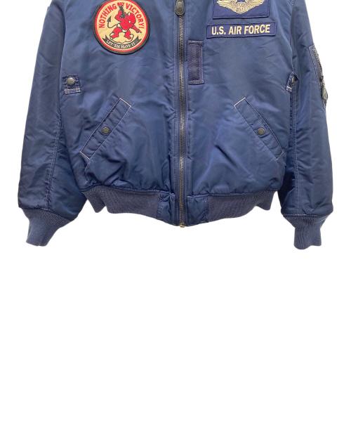 US AIR FORCE（ユーエスエアフォース）US AIR FORCE (ユーエスエアフォース) フライトジャケット ネイビー サイズ:42の古着・服飾アイテム