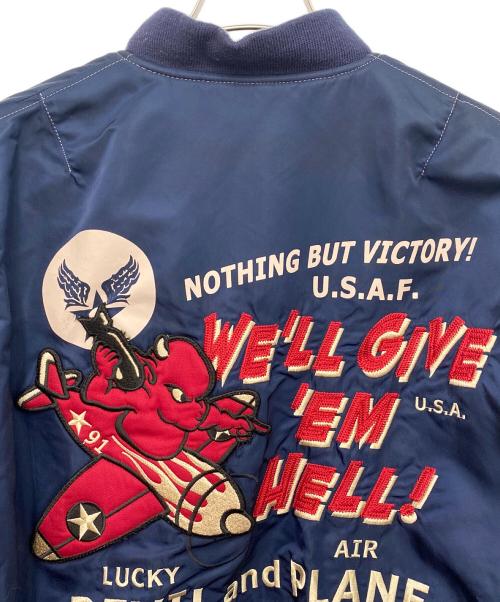 US AIR FORCE（ユーエスエアフォース）US AIR FORCE (ユーエスエアフォース) フライトジャケット ネイビー サイズ:42の古着・服飾アイテム