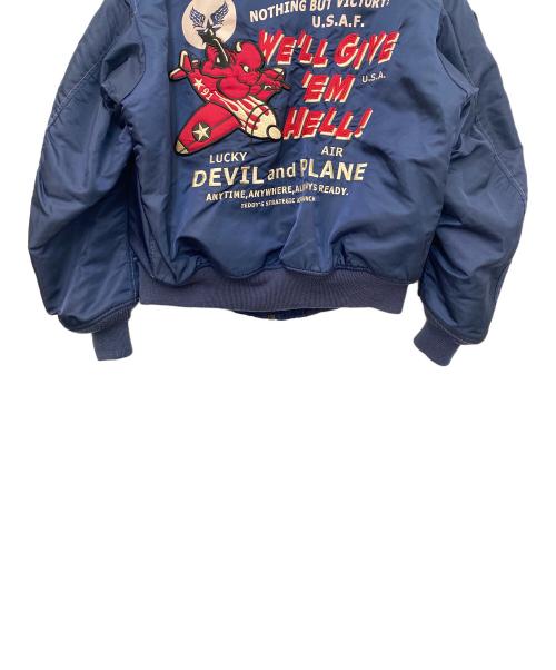 US AIR FORCE（ユーエスエアフォース）US AIR FORCE (ユーエスエアフォース) フライトジャケット ネイビー サイズ:42の古着・服飾アイテム