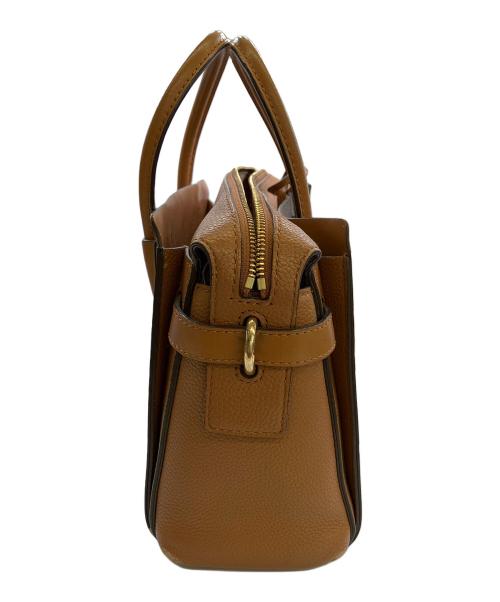 MICHAEL KORS（マイケル・コース）MICHAEL KORS (マイケル・コース) マーサー ベルティッド スモール サッチェル ブラウンの古着・服飾アイテム