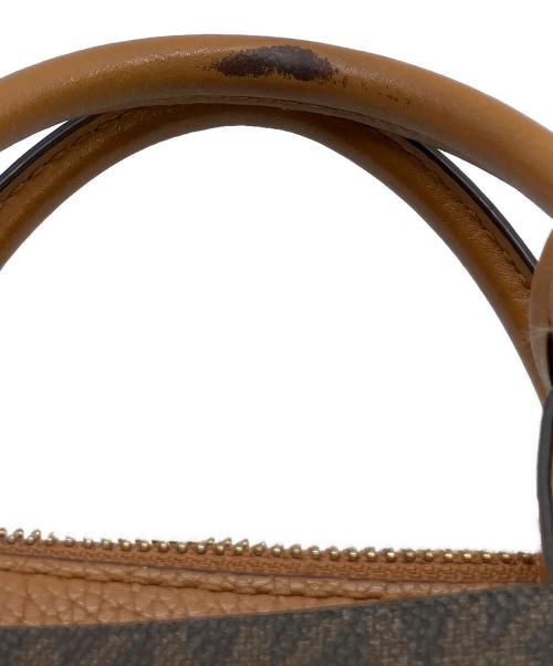 MICHAEL KORS（マイケル・コース）MICHAEL KORS (マイケル・コース) マーサー ベルティッド スモール サッチェル ブラウンの古着・服飾アイテム