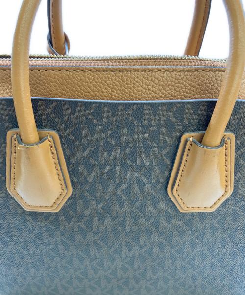 MICHAEL KORS（マイケル・コース）MICHAEL KORS (マイケル・コース) マーサー ベルティッド スモール サッチェル ブラウンの古着・服飾アイテム