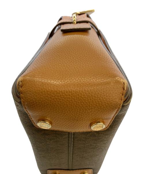 MICHAEL KORS（マイケル・コース）MICHAEL KORS (マイケル・コース) マーサー ベルティッド スモール サッチェル ブラウンの古着・服飾アイテム