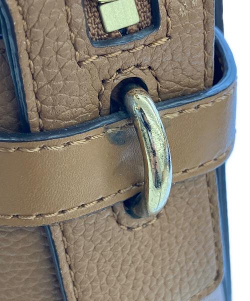 MICHAEL KORS（マイケル・コース）MICHAEL KORS (マイケル・コース) マーサー ベルティッド スモール サッチェル ブラウンの古着・服飾アイテム