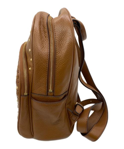 MICHAEL KORS（マイケル・コース）MICHAEL KORS (マイケル・コース) スタッズ付リュック ブラウン サイズ:表記無しの古着・服飾アイテム