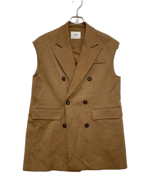 Ameri（アメリ）Ameri (アメリ) ベスト ブラウン サイズ:S 未使用品の古着・服飾アイテム