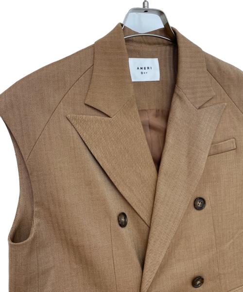 Ameri（アメリ）Ameri (アメリ) ベスト ブラウン サイズ:S 未使用品の古着・服飾アイテム