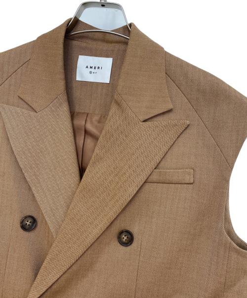 Ameri（アメリ）Ameri (アメリ) ベスト ブラウン サイズ:S 未使用品の古着・服飾アイテム