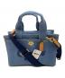 COACH (コーチ) 2WAYバッグ スカイブルー 未使用品：20000円