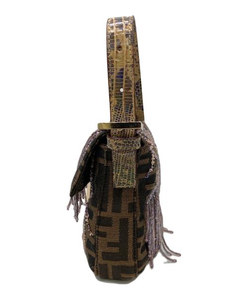 FENDI（フェンディ）FENDI (フェンディ) ショルダーバッグ ブラウンの古着・服飾アイテム