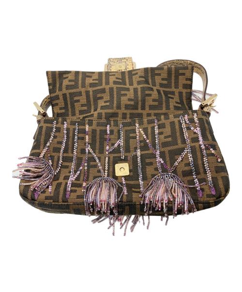 FENDI（フェンディ）FENDI (フェンディ) ショルダーバッグ ブラウンの古着・服飾アイテム