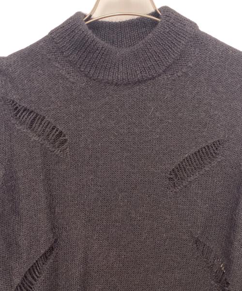 GIANNI VERSACE（ジャンニ・ヴェルサーチ）GIANNI VERSACE (ジャンニ・ヴェルサーチ) アルパカセーター ブラック サイズ:Ｌの古着・服飾アイテム