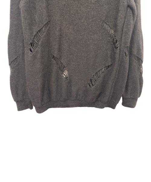 GIANNI VERSACE（ジャンニ・ヴェルサーチ）GIANNI VERSACE (ジャンニ・ヴェルサーチ) アルパカセーター ブラック サイズ:Ｌの古着・服飾アイテム