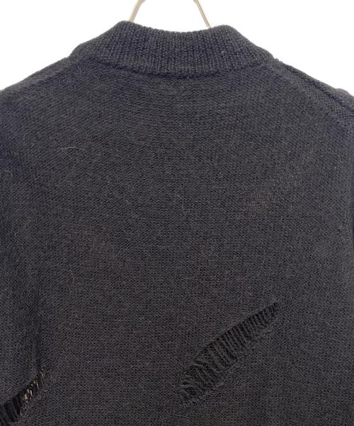 GIANNI VERSACE（ジャンニ・ヴェルサーチ）GIANNI VERSACE (ジャンニ・ヴェルサーチ) アルパカセーター ブラック サイズ:Ｌの古着・服飾アイテム