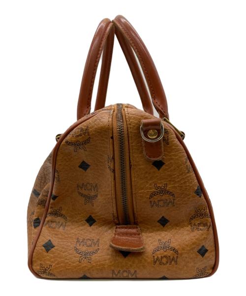 MCM（エムシーエム）MCM (エムシーエム) ボストンバッグ ブラウンの古着・服飾アイテム