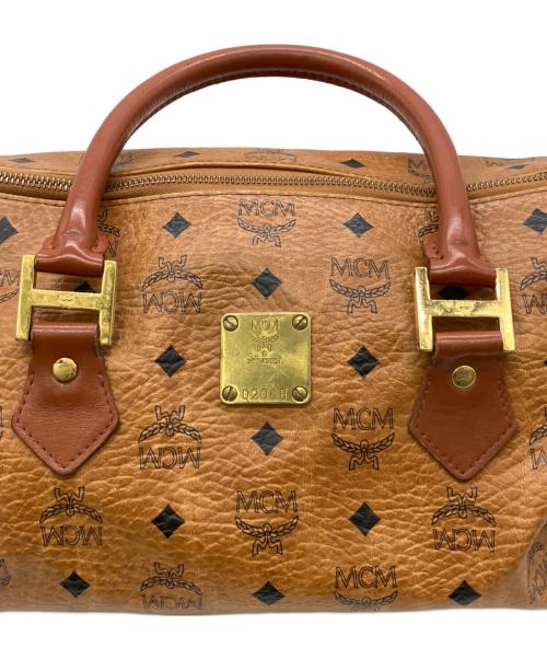 MCM（エムシーエム）MCM (エムシーエム) ボストンバッグ ブラウンの古着・服飾アイテム