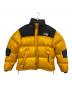 THE NORTH FACE（ザ ノース フェイス）の古着「ダウンジャケット」｜イエロー×ブラック