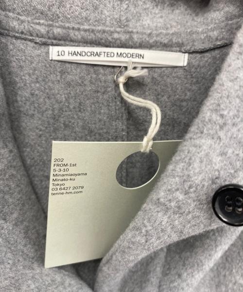 TENNE HANDCRAFTED MODERN（テン ハンドクラフテッド モダン）TENNE HANDCRAFTED MODERN (テン ハンドクラフテッド モダン) フーデッドコート ライトグレー サイズ:FREE 未使用品の古着・服飾アイテム