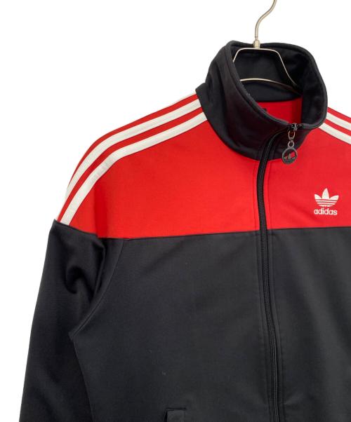 adidas Originals（アディダスオリジナル）adidas Originals (アディダスオリジナル) トラックジャケット ブラック×レッド サイズ:Ｌの古着・服飾アイテム