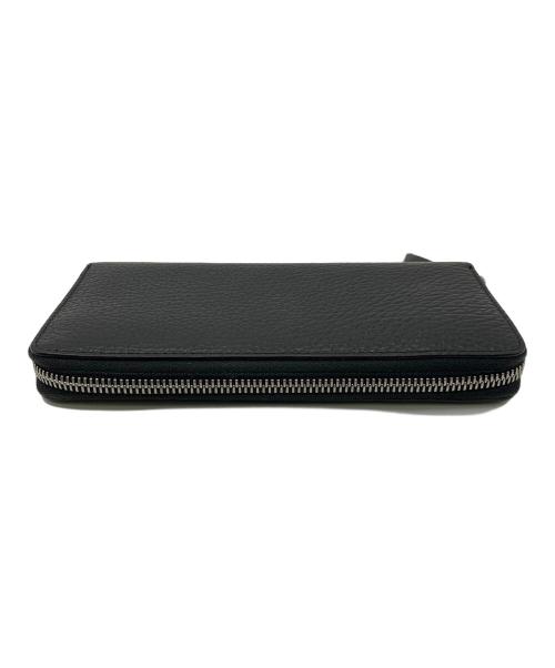 Maison Margiela（メゾンマルジェラ）Maison Margiela (メゾンマルジェラ) ラウンドファスナー財布 ブラックの古着・服飾アイテム