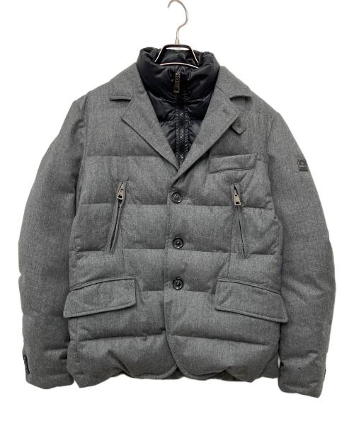 HETREGO（エトレゴ）HETREGO (エトレゴ) ダウンジャケット グレー サイズ:46の古着・服飾アイテム