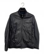 HOUSE OF BLUESハウスオブブルース）の古着「ラムレザージャケット」｜ブラック