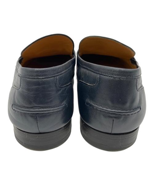 GUCCI（グッチ）GUCCI (グッチ) ビットローファー ネイビー サイズ:25cmの古着・服飾アイテム