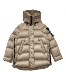 PEUTEREY（ピューテリー）の古着「ファー付きダウンジャケット」｜ベージュ