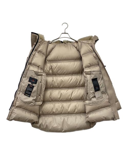 PEUTEREY（ピューテリー）PEUTEREY (ピューテリー) ファー付きダウンジャケット ベージュ サイズ:46 未使用品の古着・服飾アイテム