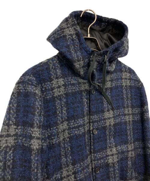 PAUL SMITH（ポールスミス）PAUL SMITH (ポールスミス) ウールジャケット ブルー×ブラック サイズ:Ｍの古着・服飾アイテム