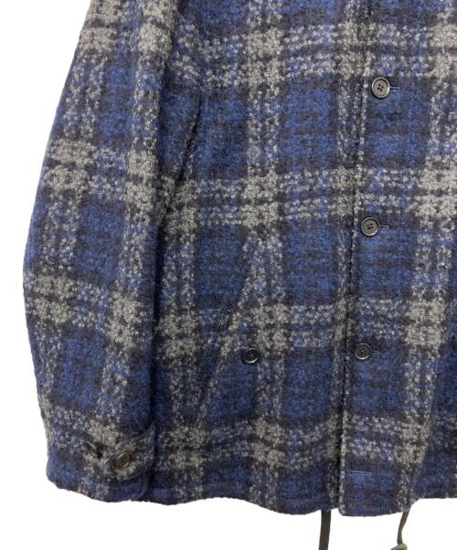 PAUL SMITH（ポールスミス）PAUL SMITH (ポールスミス) ウールジャケット ブルー×ブラック サイズ:Ｍの古着・服飾アイテム