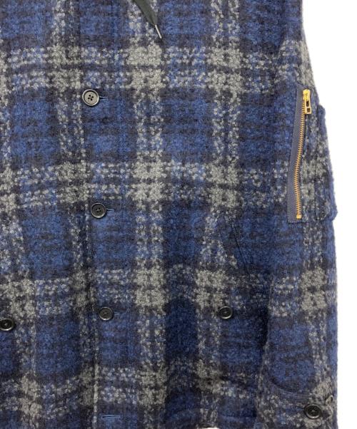 PAUL SMITH（ポールスミス）PAUL SMITH (ポールスミス) ウールジャケット ブルー×ブラック サイズ:Ｍの古着・服飾アイテム