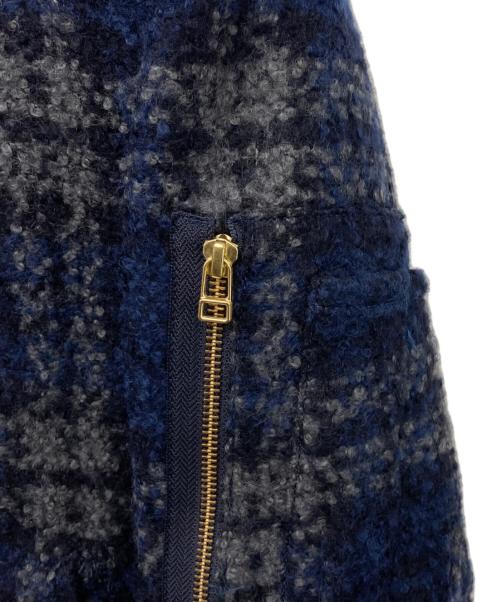 PAUL SMITH（ポールスミス）PAUL SMITH (ポールスミス) ウールジャケット ブルー×ブラック サイズ:Ｍの古着・服飾アイテム