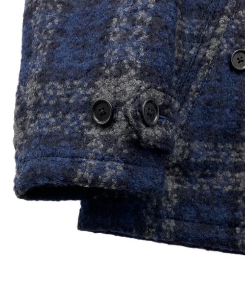 PAUL SMITH（ポールスミス）PAUL SMITH (ポールスミス) ウールジャケット ブルー×ブラック サイズ:Ｍの古着・服飾アイテム