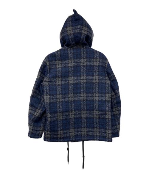 PAUL SMITH（ポールスミス）PAUL SMITH (ポールスミス) ウールジャケット ブルー×ブラック サイズ:Ｍの古着・服飾アイテム